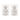 Set din argint cu zirconiu – Floare – detaliu cercei