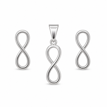 Set argint cu Model – JSIS2216