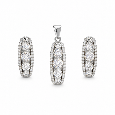 Set argint cu Zirconiu – JSIS2239
