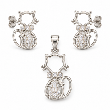 Set argint cu Zirconiu JSIS2259