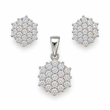 Set argint cu Zirconiu JSIS2271