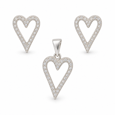 Set argint cu Zirconiu JSIS2290