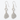 Cercei argint cu Quartz roz