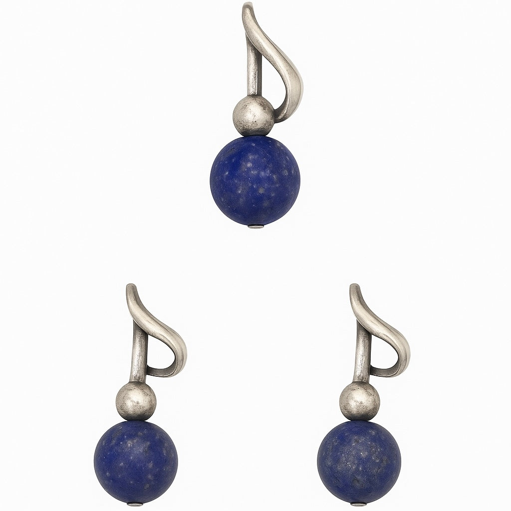 Set argint cu Lapis Lazuli