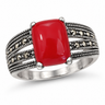 Inel argint cu Praf de Coral — JSII2332 — HERO
