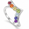 Inel argint cu Zirconiu multicolor — JSII2368 — HERO