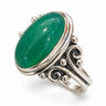 Inel argint cu Cuart Verde — JSII2399 — HERO