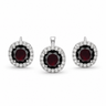 Set argint cu Zirconiu negru – JSIS2212