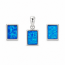 Set argint cu Opal – JSIS2221