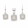 Set argint cu Opal – JSIS2224