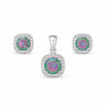 Set argint cu Topaz Mistic – JSIS2231