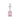 Set din argint cu zirconiu roz – Model lung – detaliu pandantiv sau element central