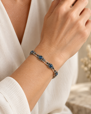Brățară argint cu marcasite – model