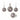 Set argint cu Topaz Mistic