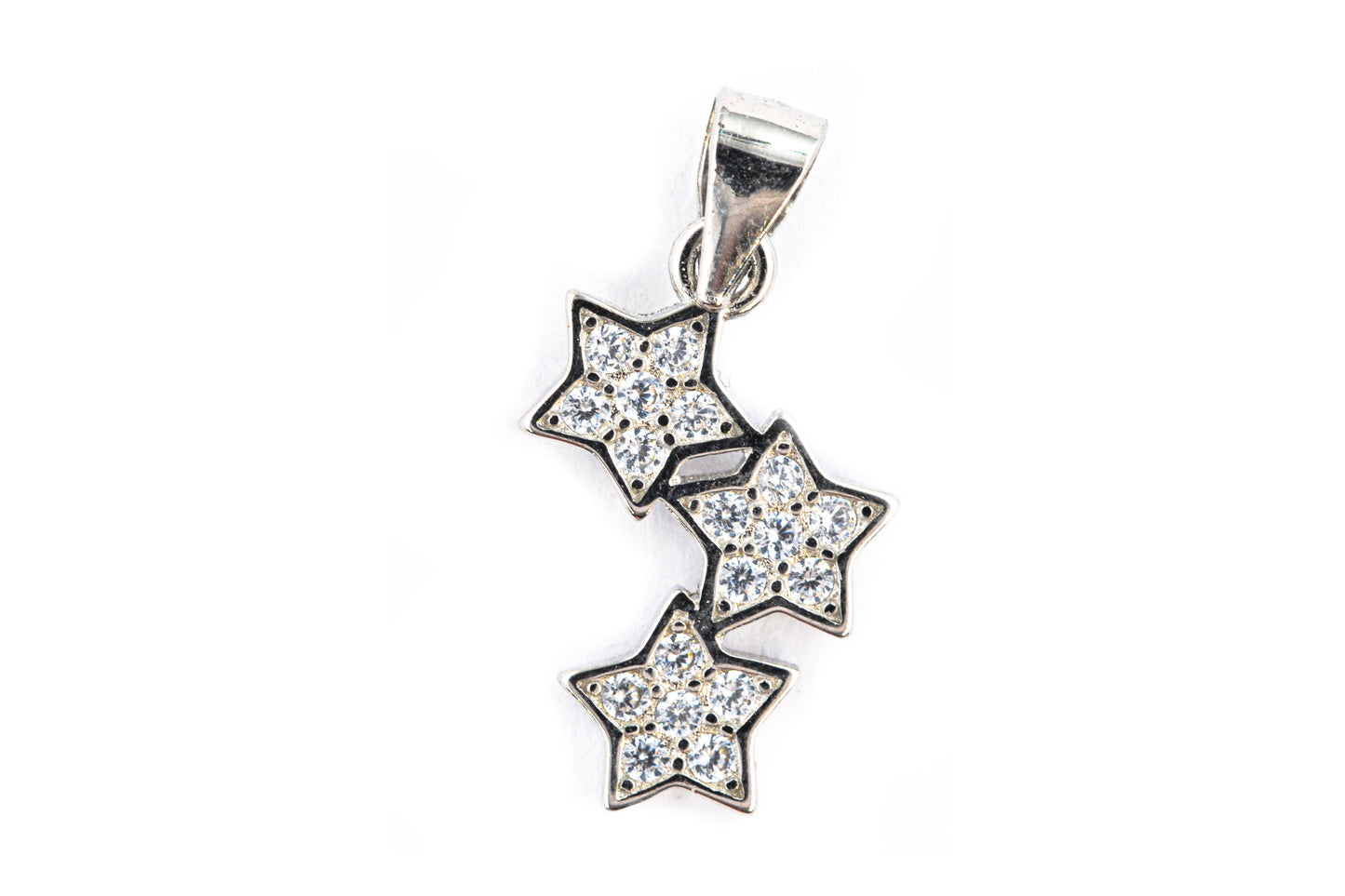 Pandantiv argint cu steluțe